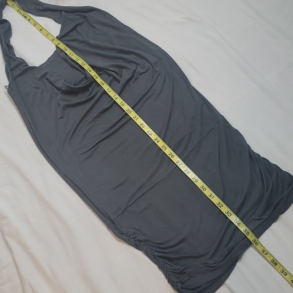 Zara TRF gray body hugging dress sz Med - Picture 8 of 10